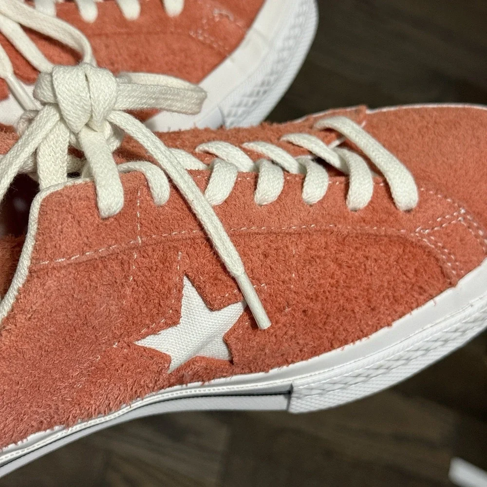 Converse One Star Suede Mule Sneakers Rush Coral Size 9 Men's 11 Women's - Picture 9 of 10